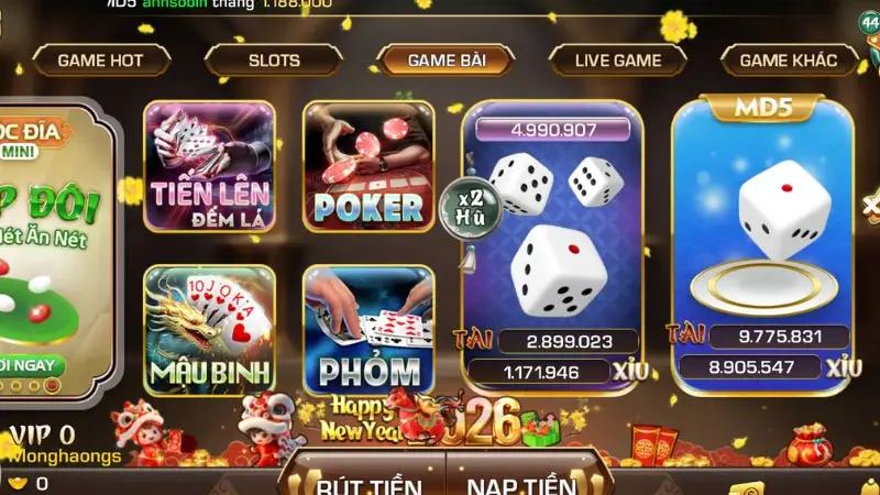 Nhóm Game Bài Truyền Thống Tại BayClub